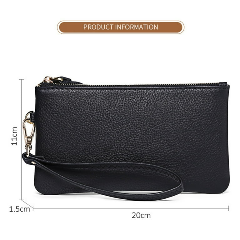 Clutch Bags for Women Women s Clutch Bag Leather Clutch Casual Women s Handbag Brown Walmart