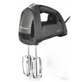 thumbnail image 1 of Batidora de Mano Hamilton Beach 6 Velocidades, 250W con Estuche a Presión y Accesorios de Acero Inoxidable Negra (Reacondicionado), 1 of 9