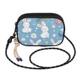 thumbnail image 2 of FORMRS Mini Crossbody Bag for Women Adjustable Shoulder Rope Travel Casual Phone Purse, Cartoon Easter Bunnies, 2 of 7