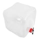 thumbnail image 2 of Jarra de agua plegable: cubo de agua transparente, contenedor portátil para acampar, para montar en vehículo al aire libre, para senderismo, pesca, 10 l, 2 of 6
