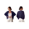 thumbnail image 3 of LMLYSoH Women's Knit Cardigan Solid Color Long Sleeve Open Front Sweater, 3 of 8