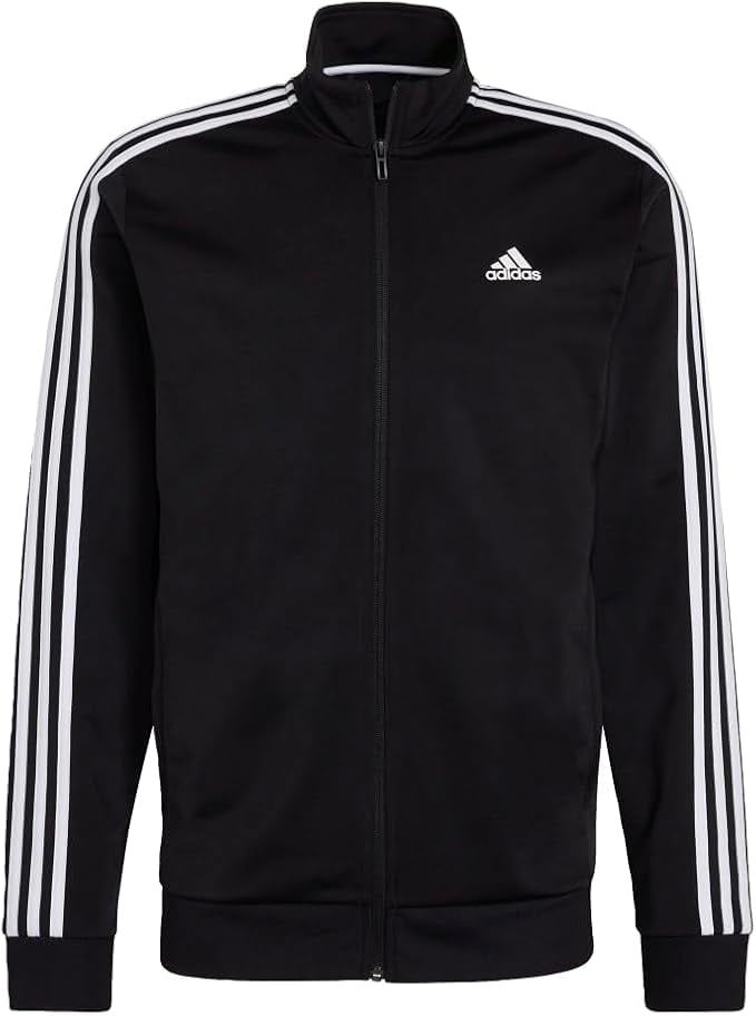 Men's adidas Tricot Track Jacket Color: Dark Gray Heather Size: L