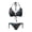 Neon Shark Print with Bubble Accents, variant on Geometric Halter Triangle Bikini Set - Sexy Two-Piece Bathing Suit with Tie Sides for Beach & Pool Vacations
