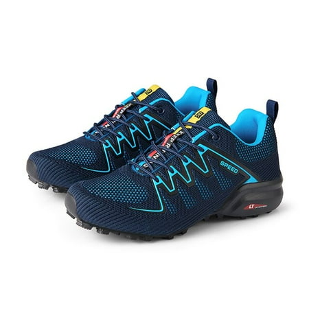 

2020 New Men Running shoes Outdoor Breathable Anti-skid Wear-resistant Lace-up Sneakers Male Jogging Training Travel Sport Shoes