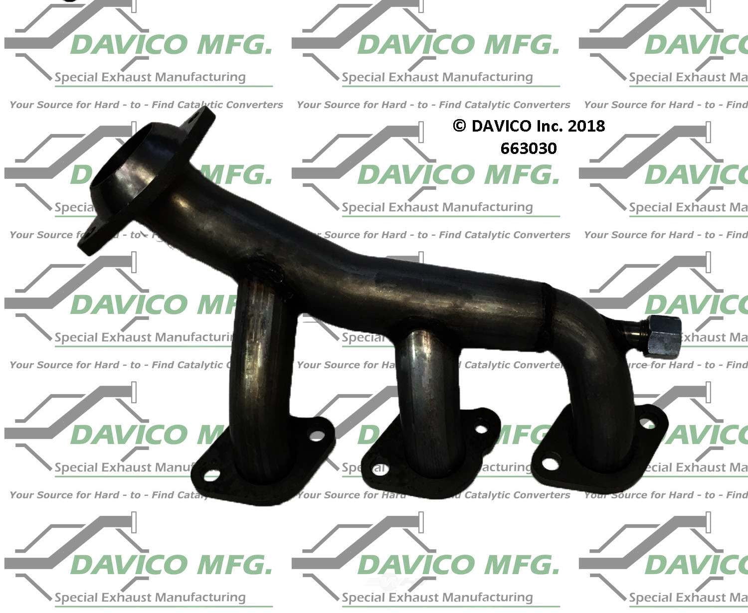 Davico Mfg 663030 Stand alone Exact-Fit exhaust manifold
