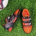 thumbnail image 5 of Soccer Cleats Outdoor Kids Atheletic Turf Football Shoes Toddlers Boys Girls Orange/Black, 5 of 6