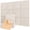 Square-Beige, variant on Kuchoow 12 Pack Acoustic Panels Self-Adhesive Sound Panel for Recording Studio, Square Sound Absorbing Panel Acoustical Treatments Wall Tiles for Room Bedroom Gaming, White 12"x12"x0.4"