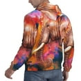 thumbnail image 3 of Bingfone Oil Paintings Of Elephants Men'S Drawstring Hoodie Long Sleeve Pocket Sweatshirts-Large, 3 of 9