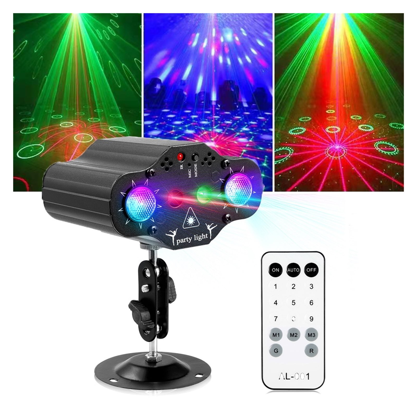 ディアヴォ CR69Fes Blast!!! LUMIERE ver. 72 Mode RGB Stage DJ Disco Projector Party Voice Controlled Red