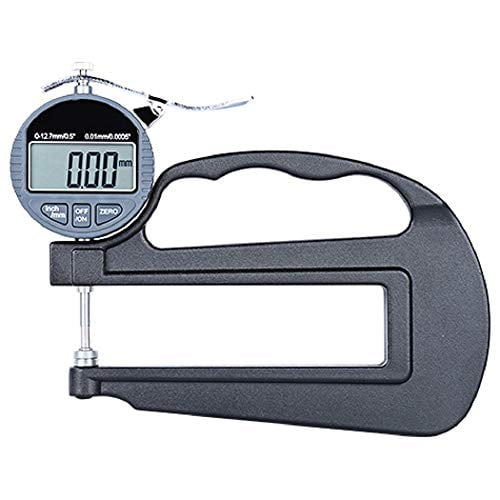 0-10/25mm Electronic Digital Thickness Gauge 0.01/0.001mm Micron Thickness Indicator Large Paper Leather Thickness$$Tools
