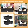 thumbnail image 3 of HEMOTON 2 Pcs Organization Small Tool Basket Baby 38.50X27.30X11.50CM Grey, 3 of 8