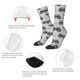 thumbnail image 4 of Balery Gray Tractor Calcetas Largas con Estampado para Hombre y Mujer – Suaves y Transpirables, Talla Única (US 5-11), 4 of 6