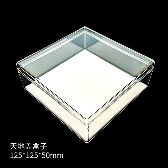 WEUVEB Transparent Acrylic Display Case for Specimens, Versatile Clear Shadow Box Frame for Collectibles