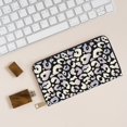 thumbnail image 6 of Trendy silver leopard black Wallet Women, Leather Bifold Multi Card Wallet, Women's Wallets, Long Purse, 6 of 7
