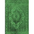 thumbnail image 1 of Ahgly Company Indoor Rectangle Oriental Emerald Green Industrial Area Rugs, 3' x 5', 1 of 4