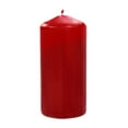 thumbnail image 3 of Mainstays Unscented 2PK Red Pillar Candles, 3 of 6