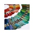 thumbnail image 4 of Premium Rainbow Color Embroidery Floss - Cross Stitch Threads - Friendship Bracelets Floss - Crafts Floss - 50 Skeins Per Pack, 4 of 5