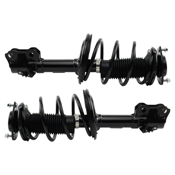 TRQ Front Strut & Coil Spring Assembly Set Driver & Passenger Sides Fits Select 13-18 Lexus ES300h ES350