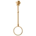 thumbnail image 1 of Clip de anillo Soporte de anillo manos libres de latón unisex con decoración ajustable Perchero para joyería de mano, 17 mm, dorado mate Methold HA003784-02, 1 of 6