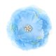 thumbnail image 1 of Pinza de cabello Hugo mujeres Niñas Tela Cristal Rhinestone peonía Flor azul, 1 of 6