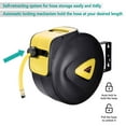 thumbnail image 2 of Yescom 3/8" x 65 ft Retractable Air Hose Reel 300 PSI Max Auto Rewind Ceiling / Wall Mount 180° Swivel Air Compressor, 2 of 8