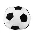 thumbnail image 5 of 7.87 x 7.87 in Black and White Plush Fabric & Pp Cotton Filler Decorative Pillow, 5 of 8