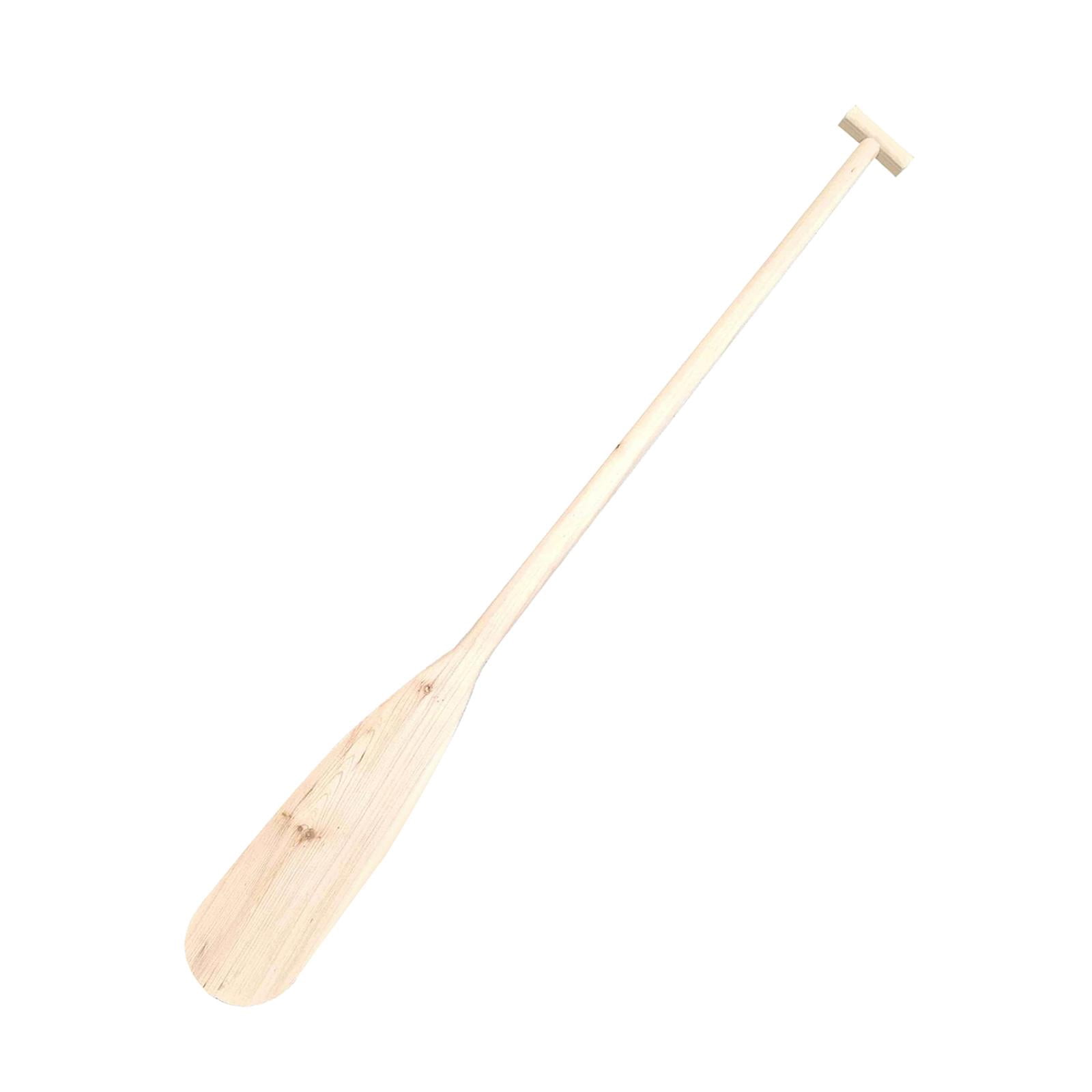 Dualoai Wooden Canoe Paddle Hand Crafted Craft Home Decoration for Kayak Water Sport 60cm