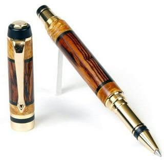 15 Pens Bocote and Ebony Upright Pen Stand - Lanierpens