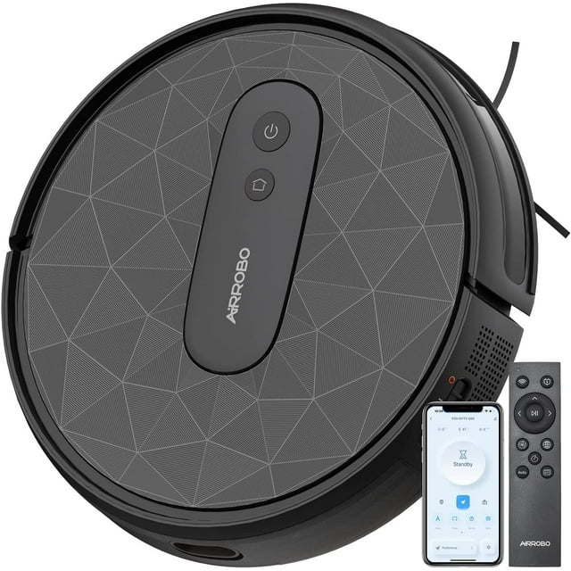 AIRROBO P20 Robot Vacuum Cleaner, Self-Charging Robotic Vacuums, 2800Pa Suction, 120 Mins Runtime, Ideal for Pet Hair, Hard Floors, Low Pile Carpets
