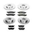 thumbnail image 3 of PowerStop Front and Rear Z23 Evolution Sport Carbon-Fiber Ceramic Brake Pad and Drilled & Slotted Rotor Kit Fits: MERCURY Select Models K2721, 3 of 10