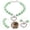 Mint Green, variant on Pearl & Diamond Decor Pet Collar Adjustable Dog Cat Collar Sparkling Jewelry Pet Neck Chain Comfortable Pet Accessory for Small Medium Dogs & Cats