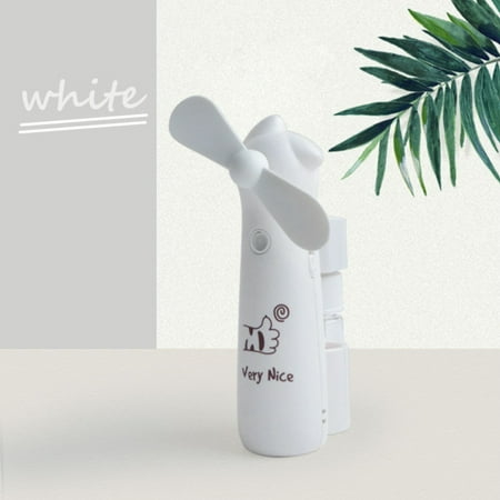 

Handheld Mini Fan Portable Misting Fan USB Rechargeable Fan with Spray Bottle