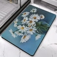 thumbnail image 2 of Non-Slip Flower Bath Carpet Soft, Absorbent Microfiber, Easy to Clean - Perfect for Bathroom, Tub & Shower Decor, 20x32 inch, 2 of 5