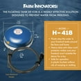 thumbnail image 2 of Farm Innovators Chasse-Glace 1250 Watts Réservoir Flottant en Aluminium Coulé Déglaceur, 2 of 7