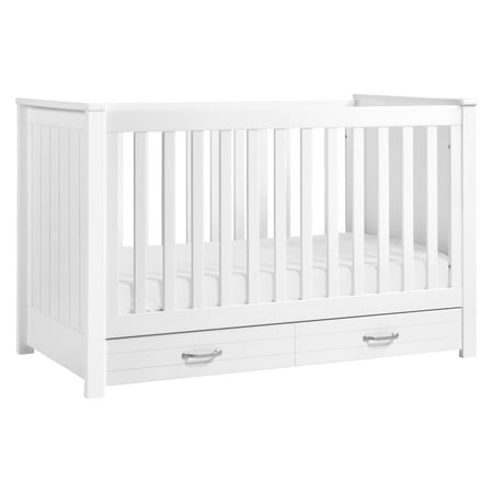 UPC: 0048517818862 | DaVinci Asher 3-in-1 Convertible Crib with Toddler Bed Conversion Kit in White Finish