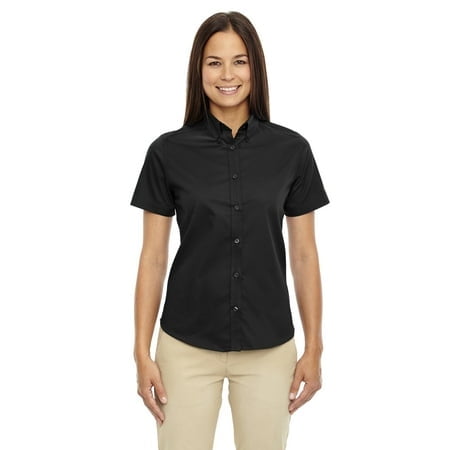 Ash City - Core 365 Chemise à Manches Courtes en Sergé pour Femmes