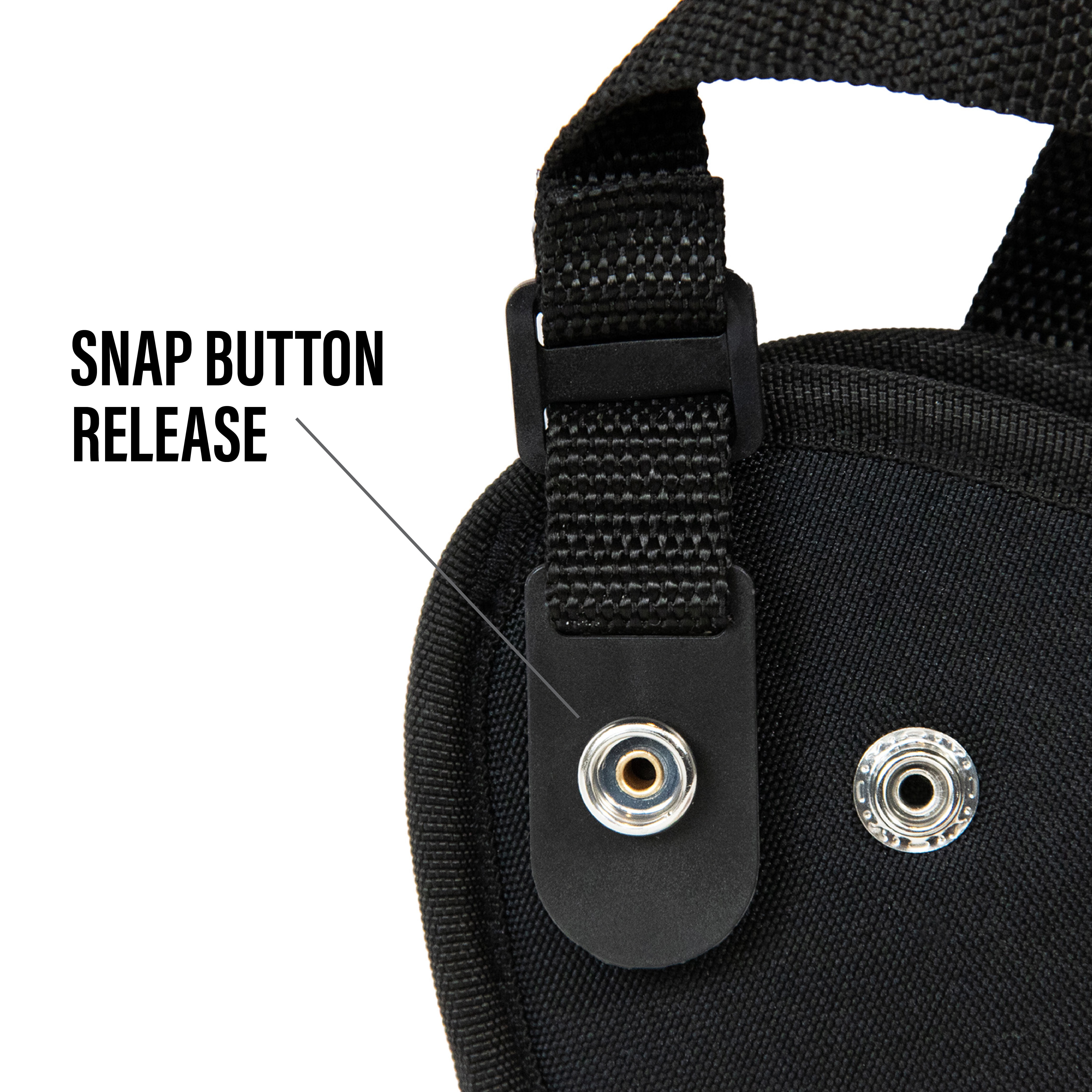 Strategy Brand Large Frame Polyester Revolver Holster. Fits 4 - 6.5 in Barrel, Right Dexterity