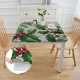 thumbnail image 2 of BANET Christmas Table Decorations, Christmas  Rectangular Table Cover for Merry Christmas Party Supplies white, 2 of 7