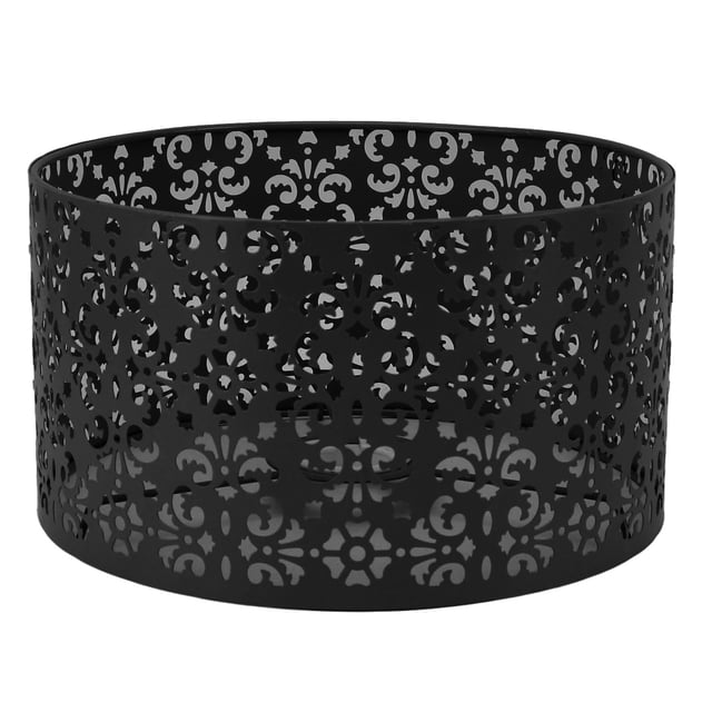 Pantalla De Lámpara De Hierro Hueca, Pantalla Decorativa Para Mesa, Lámpara De Araña Para Lámparas De Pie E27 E14, Candelabros