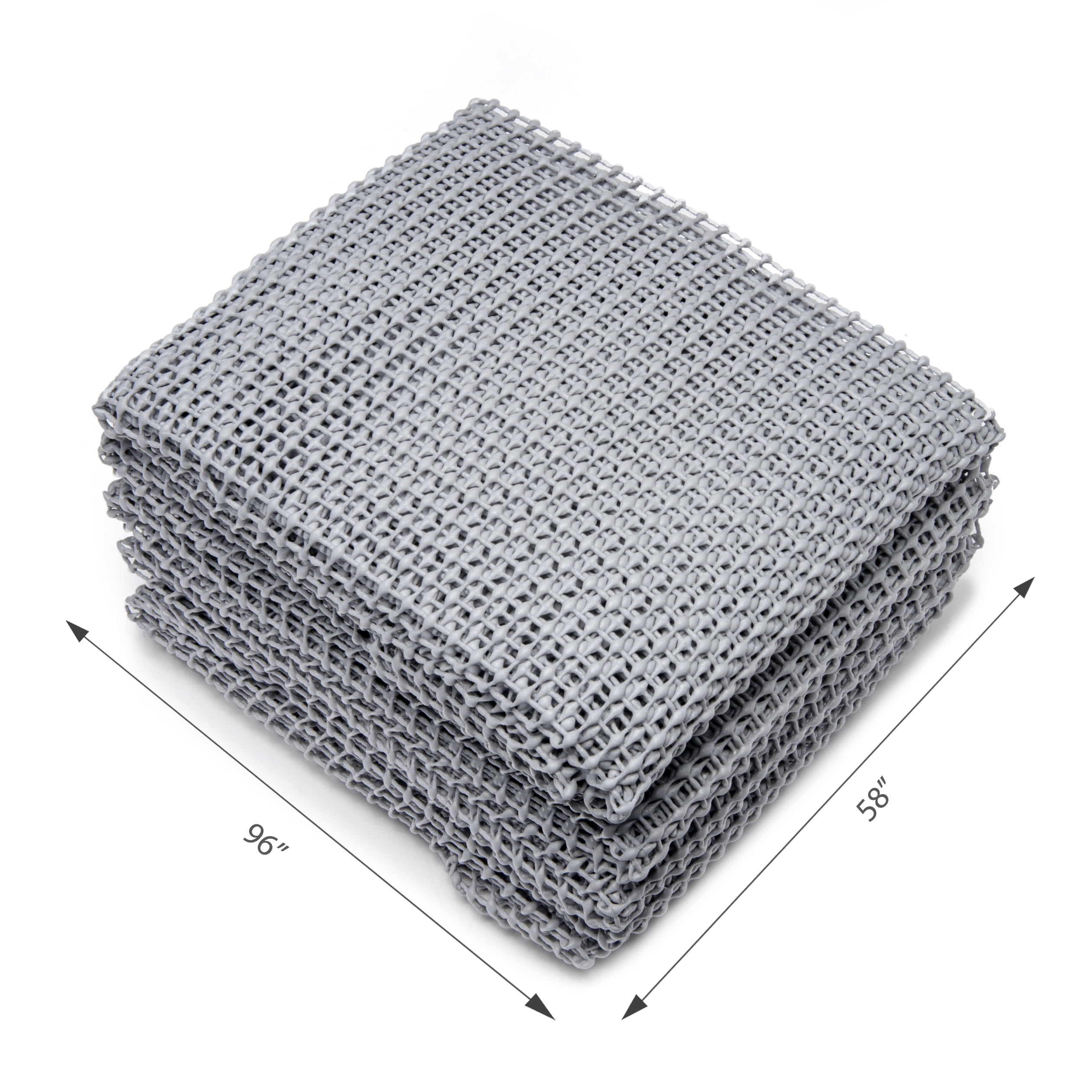 Mainstays Non-Skid Non-Slip Rug Pad, Gray, 5' x 8'