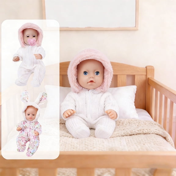 Tarmeek Reborn Baby Doll for 18 Month  Toddlers, 10 Inch Realistic Vinyl Doll Simulation Doll Toys for 3 4 5 Year Old Girls and Boys, Birthday Christmas Gifts for Kids