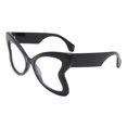 thumbnail image 2 of Women's Eyeglasses Oversized Fashion Butterfly Shape UV400 Black, Clear, 2 of 4