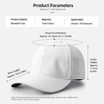 thumbnail image 3 of Garden Morning Baseball Cap, Adjustable Garden Baseball Hat for Women, Lightweight Breathable, 3 of 7