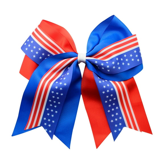 OAVQHLG3B Girl Hair Clip Hair Bows Boutique Hairpins Hair Accessories for 4th of July