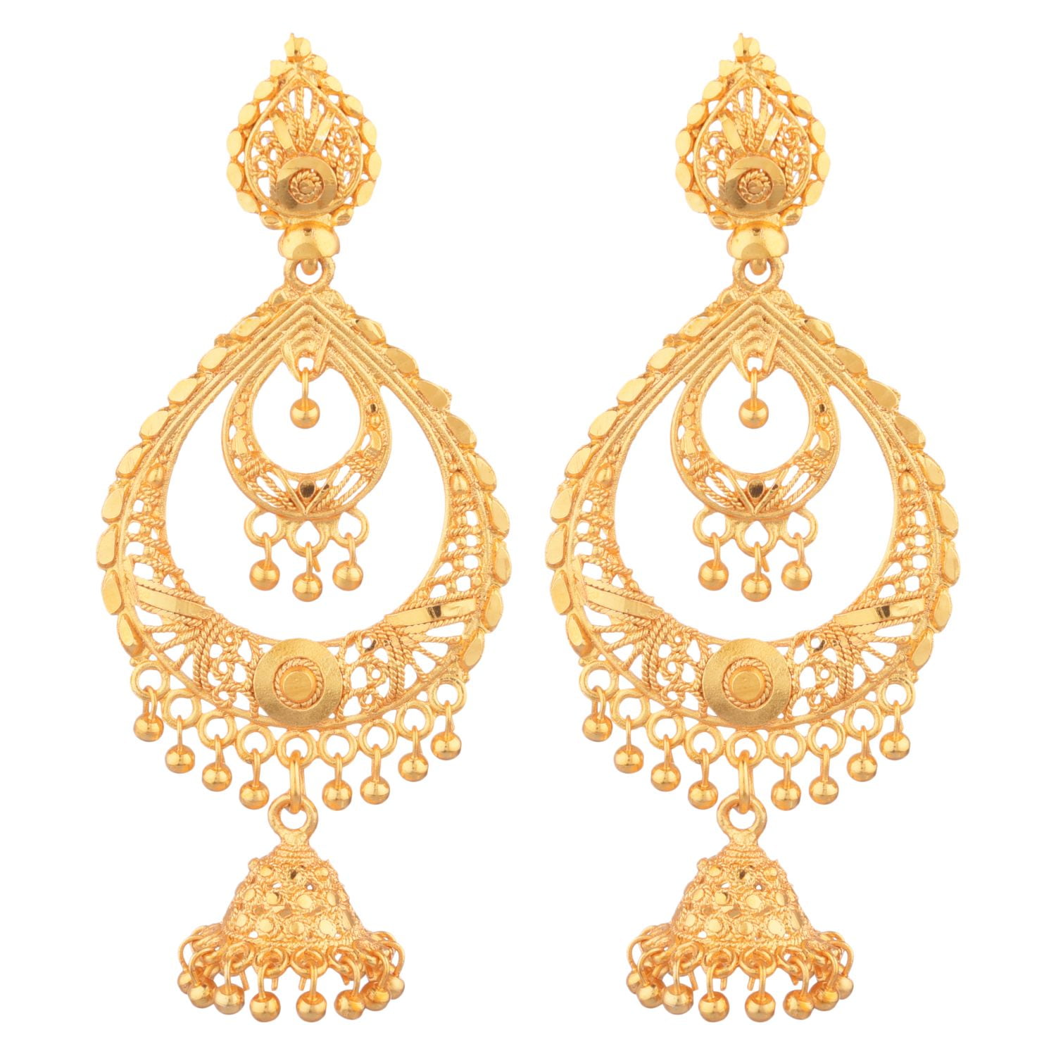 Traditional Design 20kt Gold Earrings Handmade Jewelry Rajasthan India -  Etsy