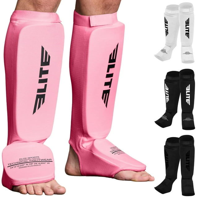 Espinilleras Elite Sports MMA Muay Thai Kickboxing para adultos y niños