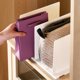 thumbnail image 3 of Estante de almacenamiento para bolsos, armario, armario de escritorio, estante de almacenamiento con particiones en capas, extensible, ensamblable, multiusos, 3 of 5