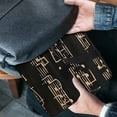 thumbnail image 4 of Werpe Music Notes Diving Fabric Laptop Carrying Bag Computer Protective Handle Case 15inch, 4 of 5