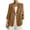 Coffee, variant on Women's Casual Jacket Lightweight Button Down Business Work Coat Stretch Long Sleeve Jackets for Women with Pockets S-2XL