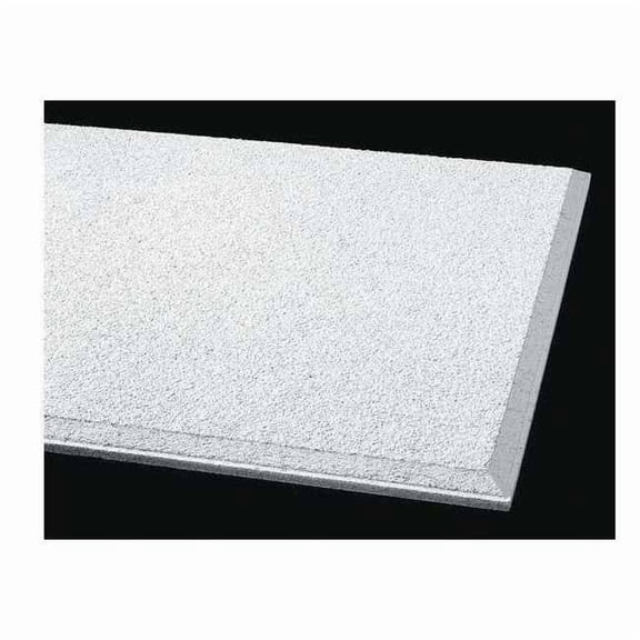Cirrus Ceiling Tile, 24 in W x 24 in L, Square Tegular, 9/16 in Grid Size, 12 PK